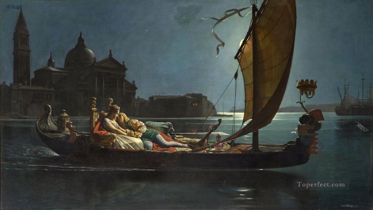 La Lune de Miel a Venise Jean Jules Antoine Lecomte du Nouy Realismo orientalista Pintura al óleo